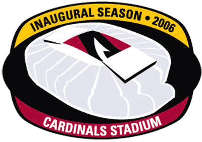 Arizona Cardinals 2006 Stadium Logo iron on paper